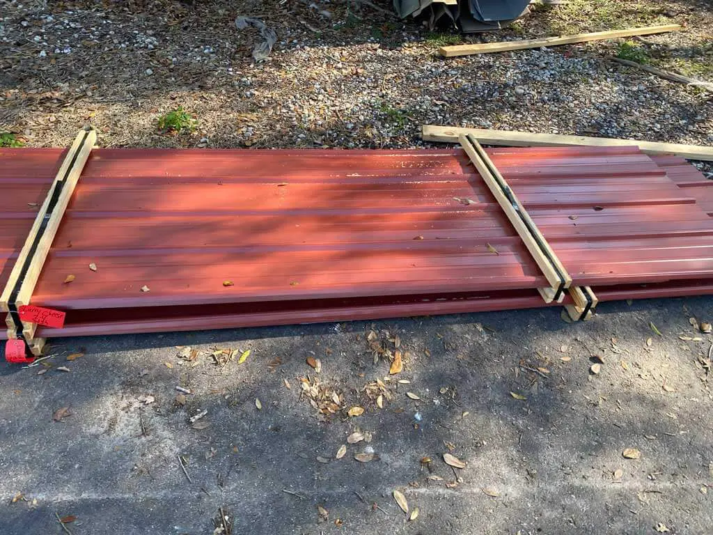 Mini Rib Panel Brown Gallery Page - Corrugated Metal Panels - Florida Corrugated