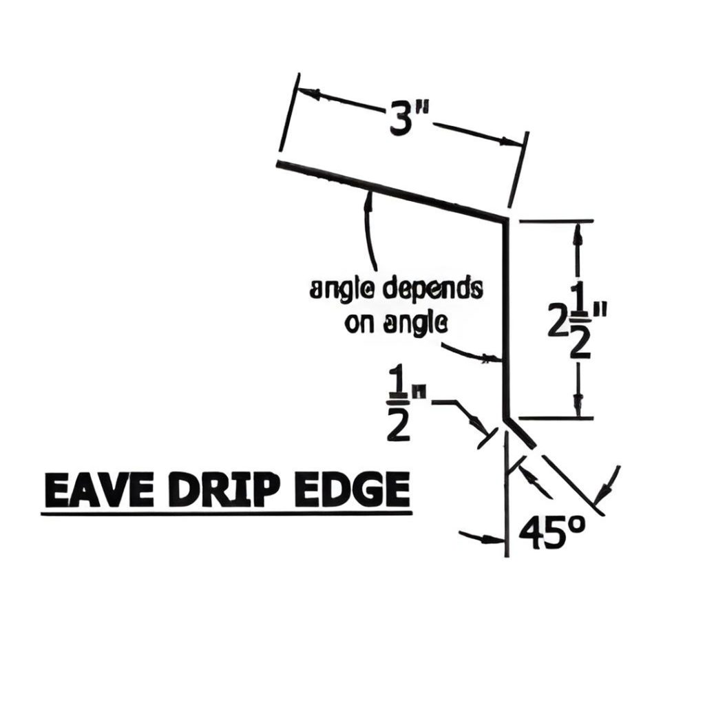 Standard Eave Drip Edge for sale